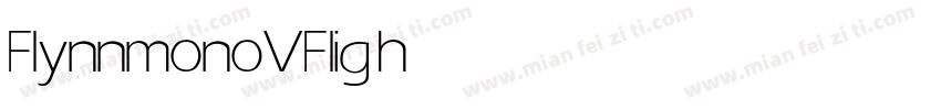 FlynnmonoVF light字体转换